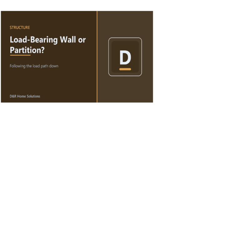 How a Load-Bearing Wall Differs From a Partition